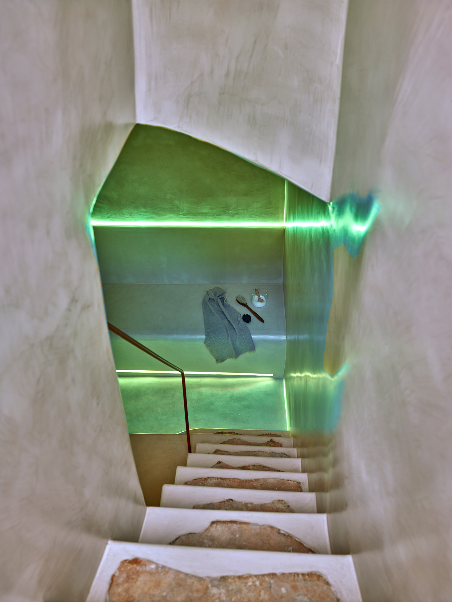 Resa Esatates for sale finca st rafael Ibiza modern 1 stairs.jpg